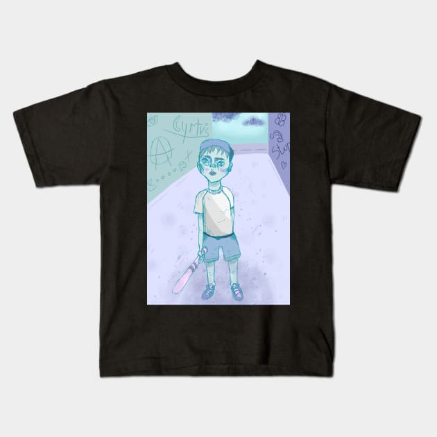 street boy Kids T-Shirt by ugnelaza